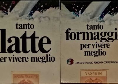 Italia 1980. Minerva sul latte.