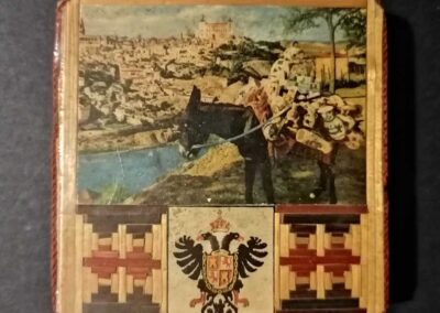 Spagna 1965 circa. Portafiammiferi da Toledo.